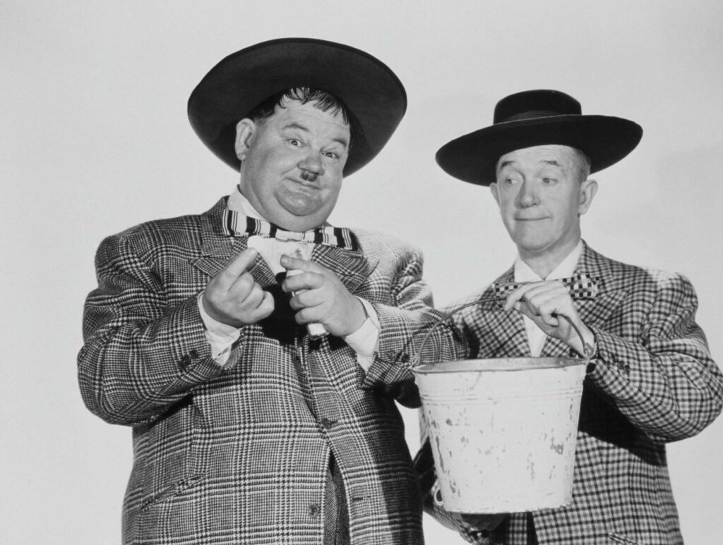 Stan Laurel and Oliver Hardy