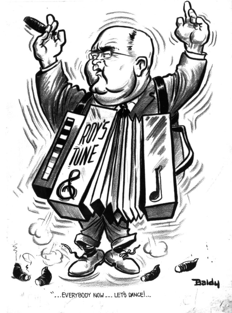 Baldowski Cartoon: Roy Harris