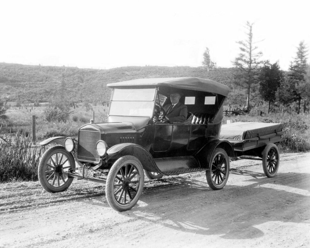 Ford Model T and Trailer