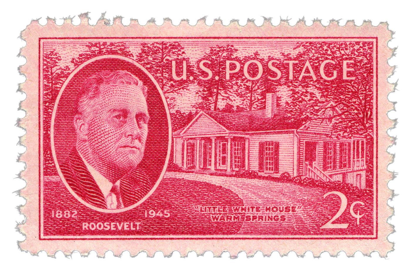 Little White House Stamp