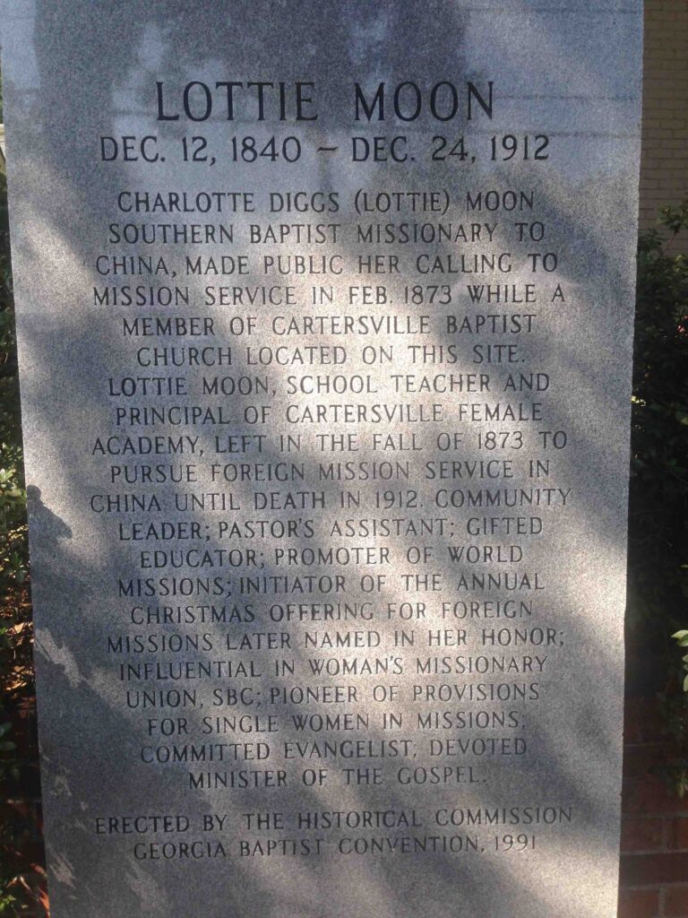 Monument to Lottie Moon