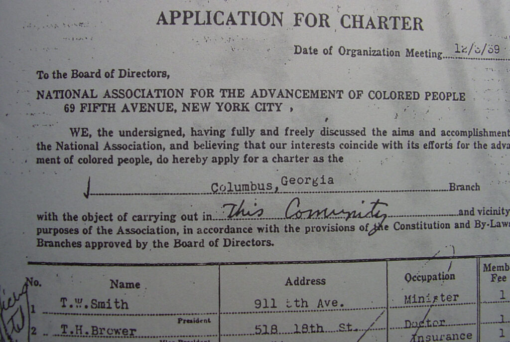 NAACP Charter Application