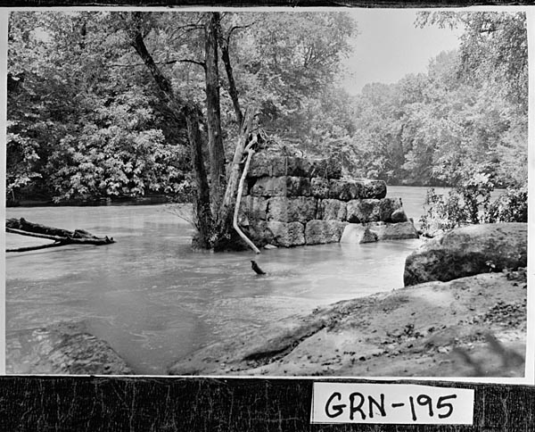Oconee River Bridge Remains