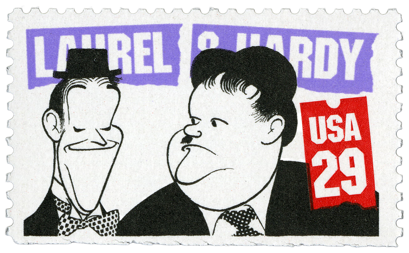 Oliver Hardy Stamp