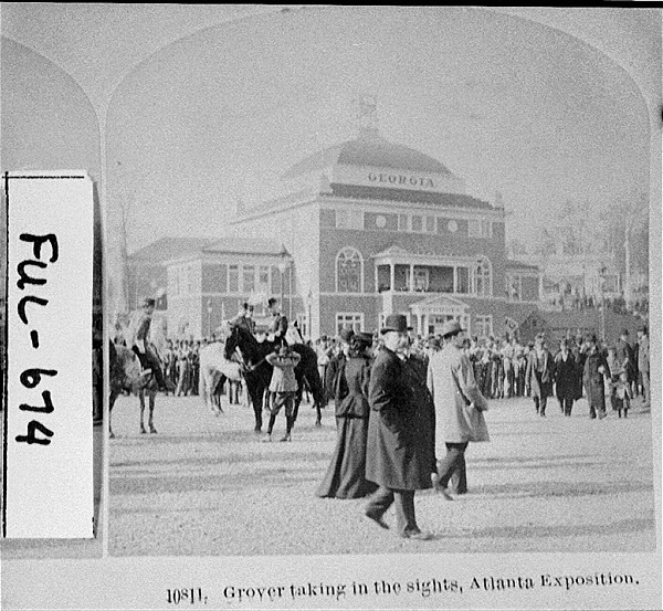 U.S. President Cleveland at 1887 Piedmont Exposition