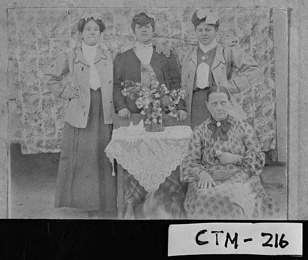 Quilting Group, ca. 1900