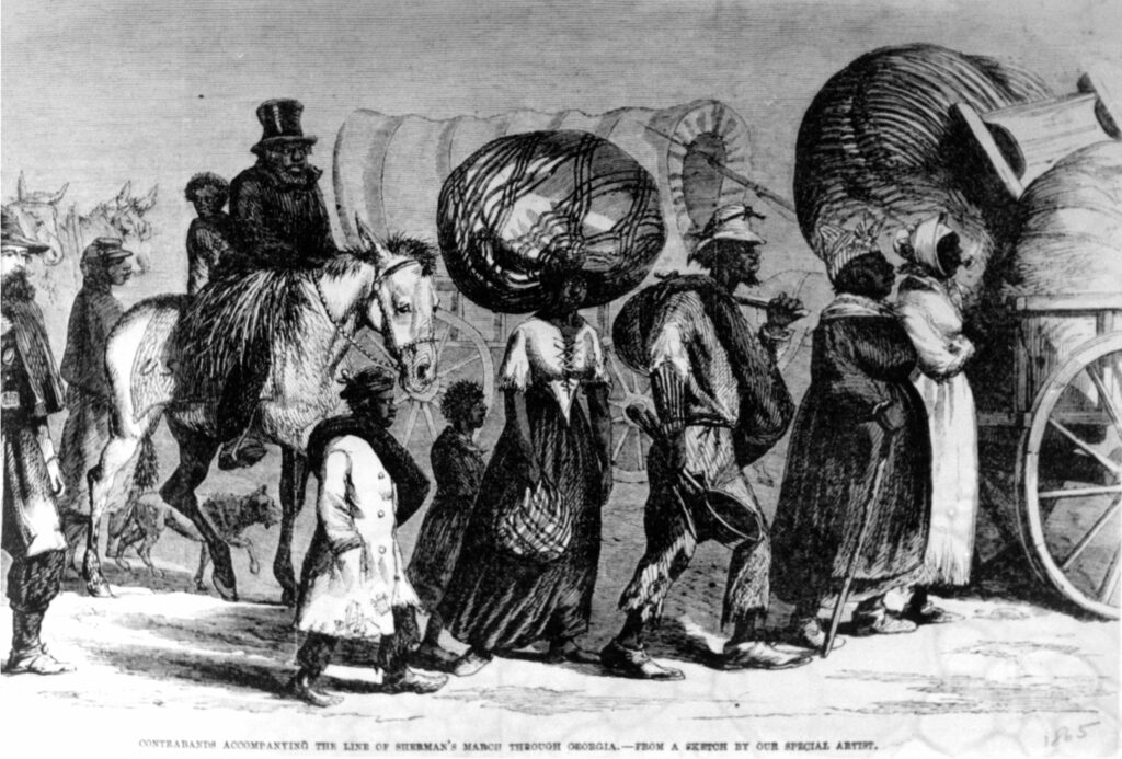 Refugees on March to the Sea
