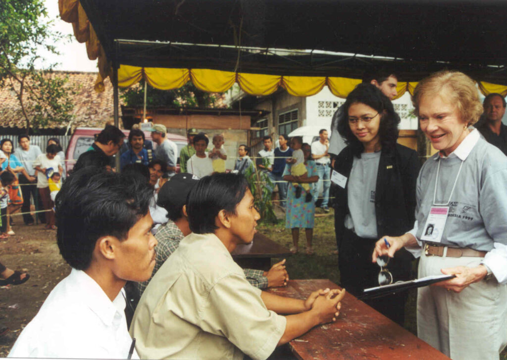 Rosalynn Carter in Indonesia