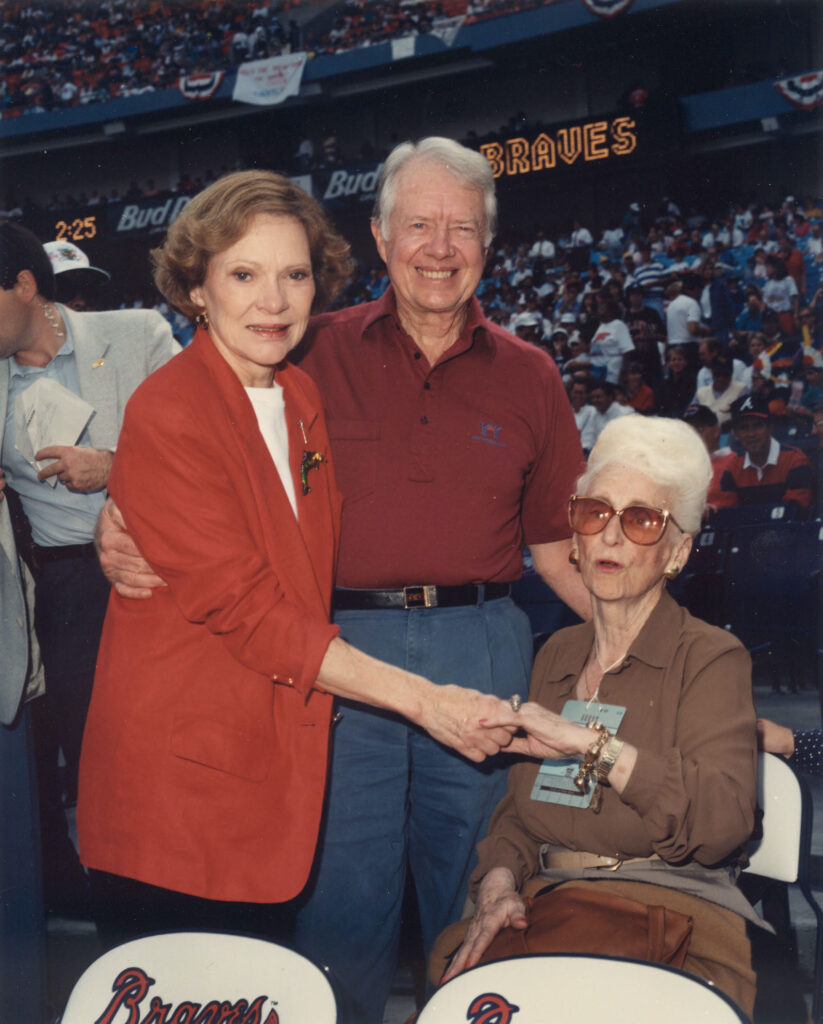 Pearl Sandow with the Carters