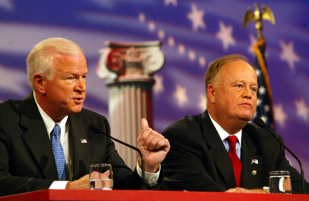 Saxby Chambliss and Max Cleland