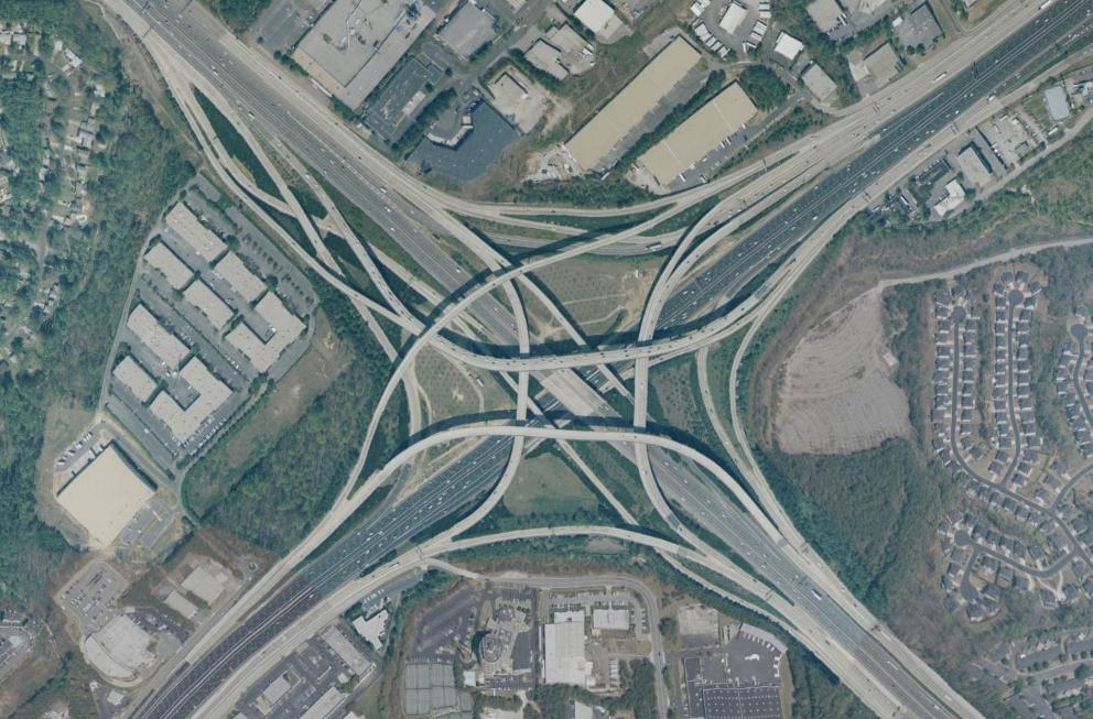 Spaghetti Junction in Atlanta