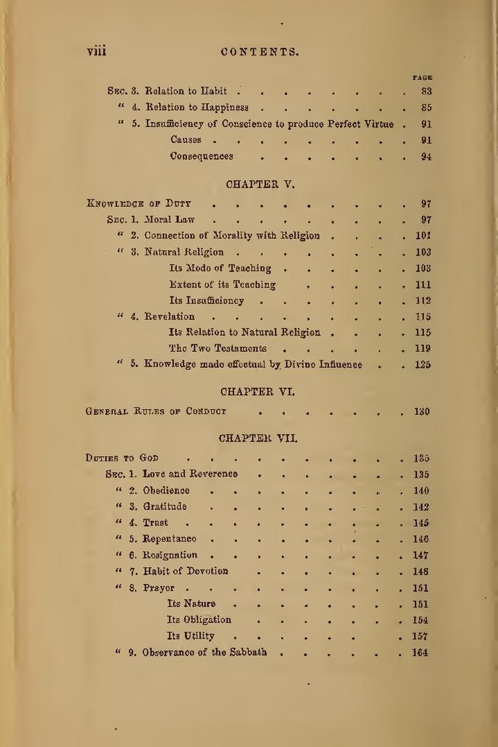 The Elements of Moral Science