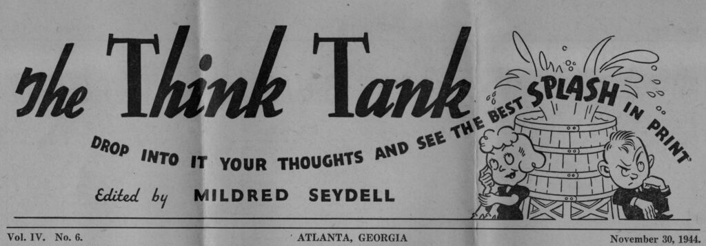 Think Tank Masthead