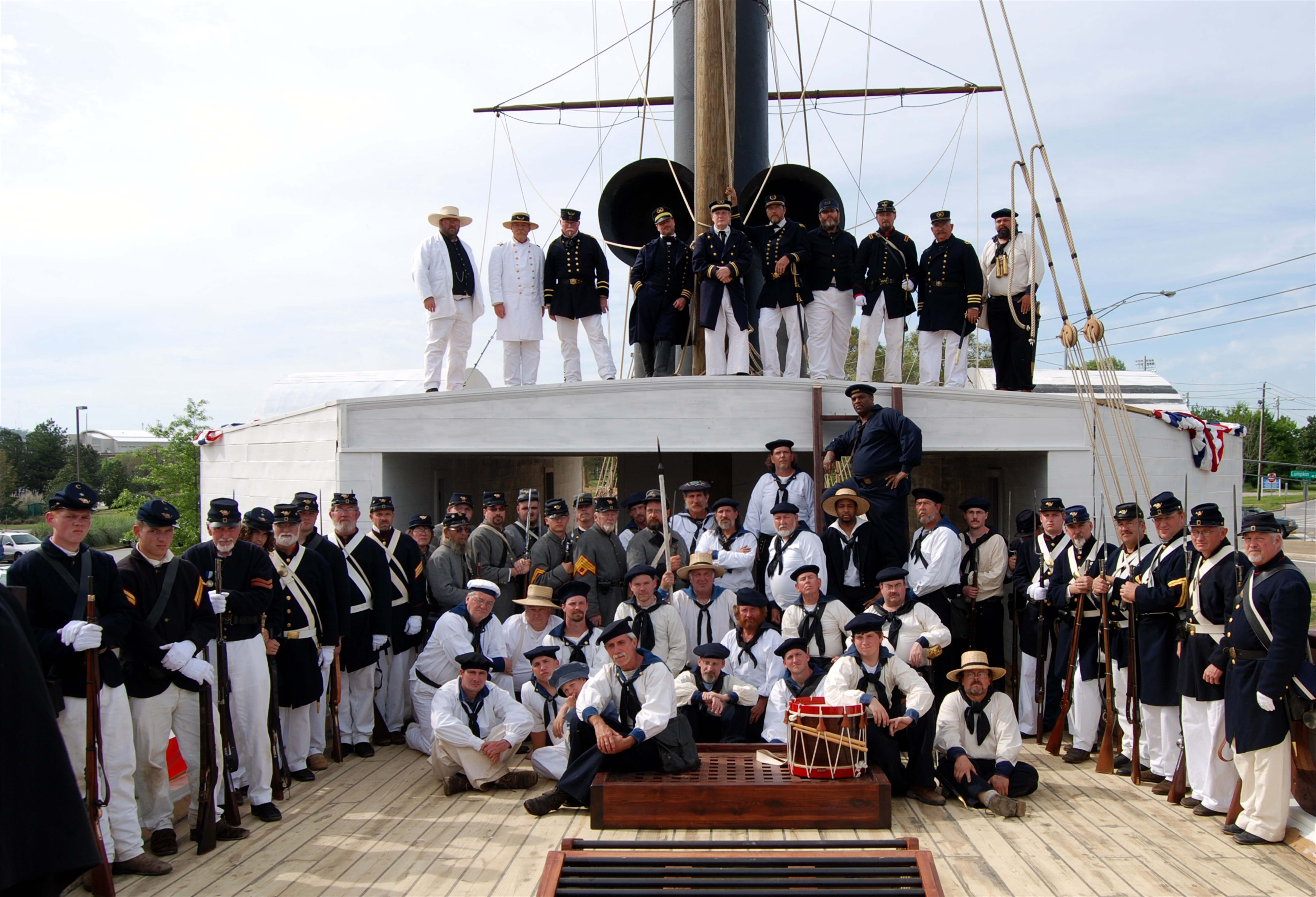 Renactment Crew on Water Witch