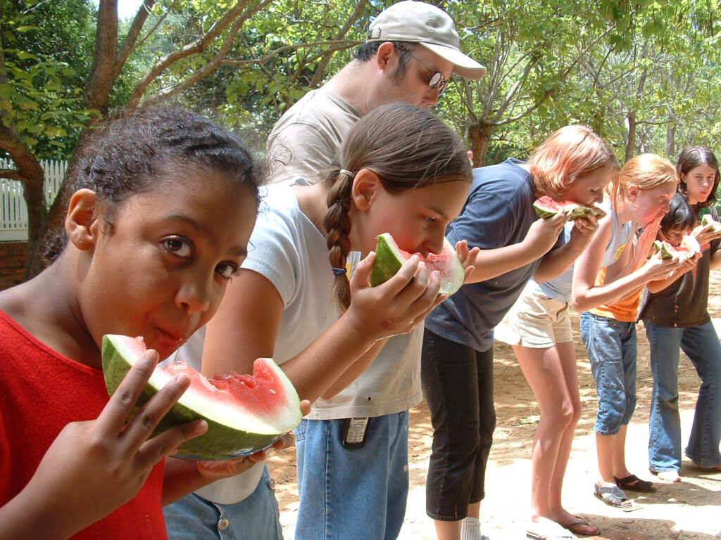 Eating Watermelon