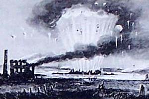 CSS Savannah Explodes