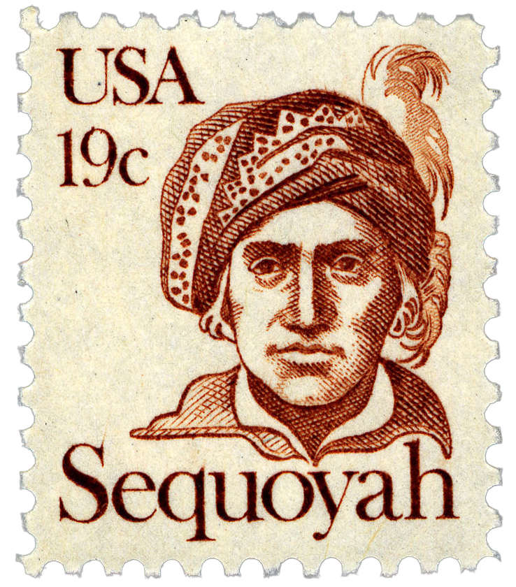 Sequoyah Postage Stamp
